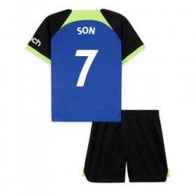 Baby Fußballbekleidung Tottenham Hotspur Son Heung-min #7 Auswärtstrikot 2022-23 Kurzarm (+ kurze hosen)